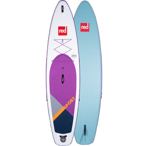 Red Paddle Co Sport Msl Se Lila 11'3 "aufblasbares Stand Up Paddle Board - Carbon 50 Paddel Paket